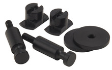 Dots knager til akustikpaneler 4,5 x 2,4 cm sort